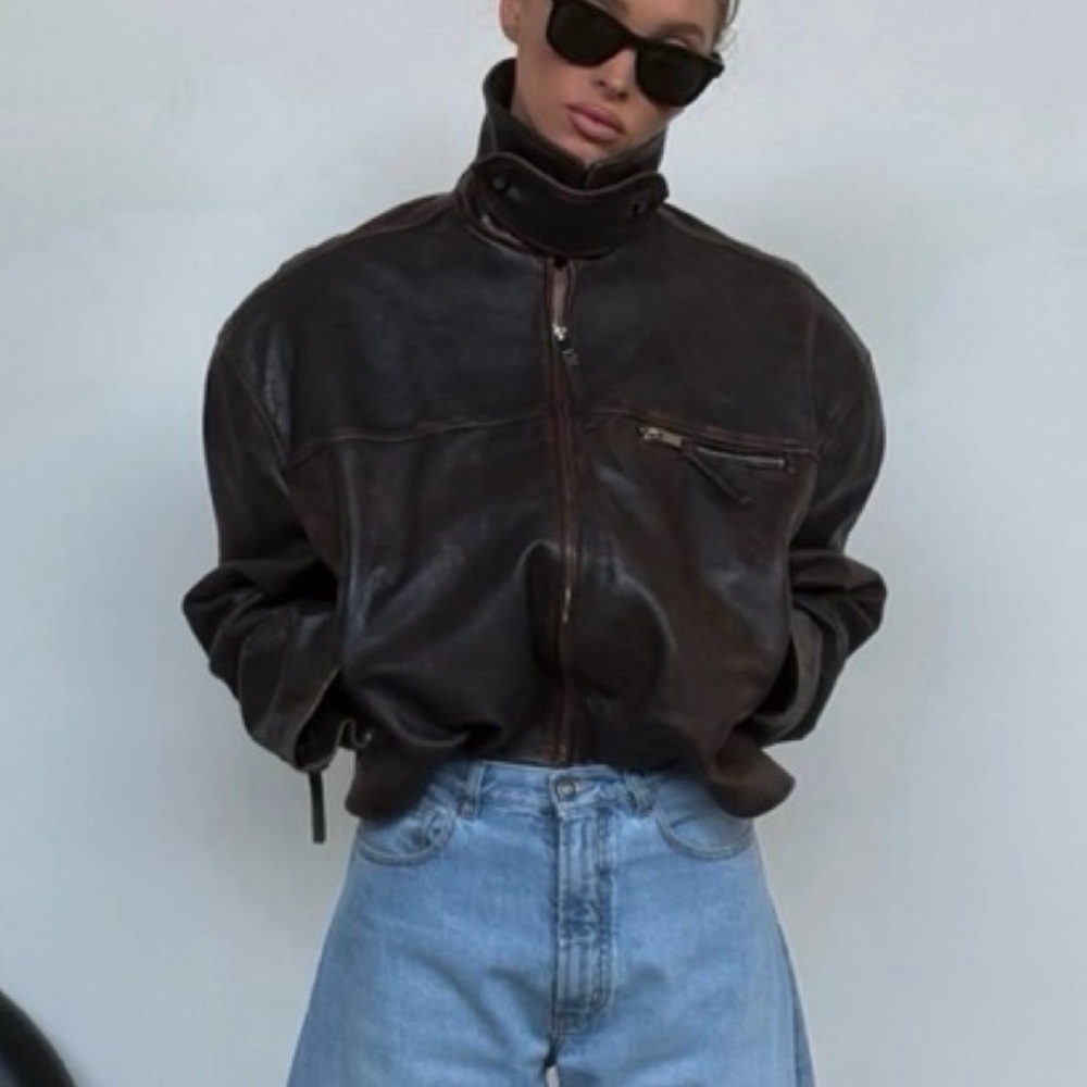 Helsa Black Leather Jacket